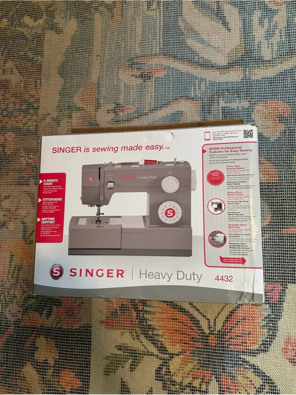SINGER Heavy Duty 4432 Sewing Machine - Gray